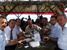 KAMPİNGİN AÇILIŞINI BAŞKANLAR YAPTI