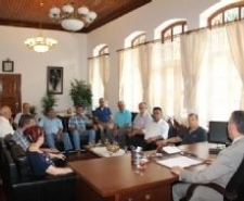 MUHTARLARDAN KAYMAKAMA HAYIRLI OLSUN ZİYARETİ