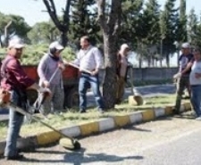 AYVALIK BELEDİYESİNDE BAHAR TEMİZLİĞİ