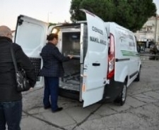 AYVALIK BELEDİYESİ'NİN SOĞUTUCULU CENAZE NAKİL ARACI HİZMETE GİRDİ