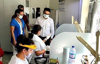 Kaymakam Ünsal, Ali Fahri Akıllıoğlu Ağız ve Diş Sağlığı Merkezi’nde incelemelerde bulundu