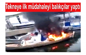 Son Dakika: Ayvalık'ta benzin dökerek teknesini ateşe verdi