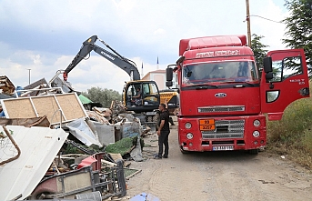 Edremit Belediyesi’nde 25 taşıt ve iş makinesi hurdaya ayrıldı
