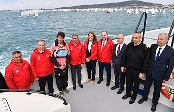 Türkiye Yelken Federasyonu yelken ligi 2. ayak optimist yarışları startı verildi