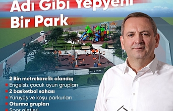 Ayvalık'ta Yeni Mahalle'ye, daha modern yeni park