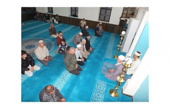 Burhaniye’de Sabah Namazı Buluşması tarihi camide düzenlendi