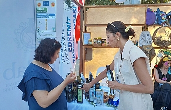 Edremit Ticaret Odası'nın standı 4. Aromaterapi Festivali'nde ilgi odağı oldu