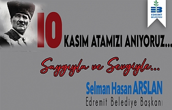 Edremit Belediye Başkanı Selman Hasan Arslan: "Yolunda emin adımlarla yürümeye devam edeceğiz”