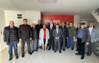 Ahmet Akın’a Destek Ziyaretinde Bulunan Demokrat Partililer: