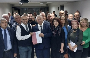 Gültepe Makedonya Göçmenleri Derneği Başkanı Birol Özkardeşler, mecli üyeliği için başvuru yaptı