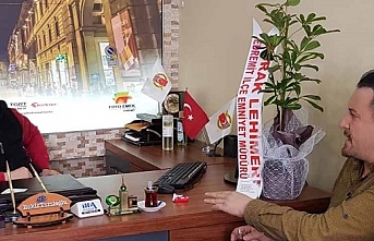 Berberler ve Kuaförler Odası Başkanı Metin Koyuncu'dan 'Gazeteciler Günü' ziyareti