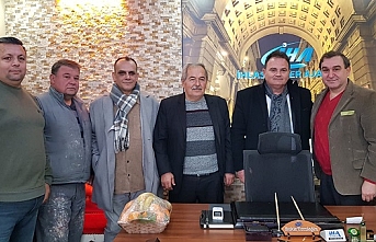 Havran İYİ Parti Belediye Başkan adayı Murat Hançer'den 'Gazeteciler Günü' ziyareti
