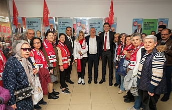 Mehmet Ertaş’ın Akçay’da Seçim Bürosu coşkulu kalabalık ile açıldı