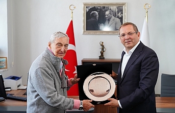 Rahmi Koç’tan Başkan Mesut Ergin’e ziyaret