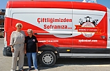 Ayvalık’ta kadın girişimciden ihtiyaç sahibi ailelere kemiksiz 1 ton et desteği