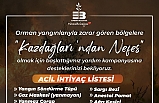 Zarar gören bölgeler için yardım kampanyası başlatıldı