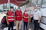 Ayvalık Kızılay'dan kan bağışçısı Ekinak’a gümüş madalya   