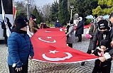 Özel çocuklar Çanakkale'de şehitler için dua etti
