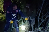 Erdek'te nefes nefese itfaiyenin keçi kurtarma operasyonu