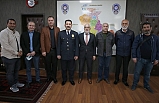 Balıkesir Gazeteciler Cemiyeti yönetiminden Emniyet Müdürü Hasan Onar'a ziyaret