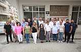 Ege Makedonya Göçmenleri Derneği, CHP Çiğli İlçe Başkanı Mert Özcan'ı ziyaret etti