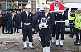 Burhaniye'de hayatını kaybeden emekli polis için tören düzenlendi