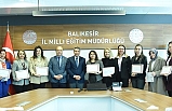 İl Milli Eğitim Müdürlüğü İlk Yardım Eğitim Merkezi'nde kursa katılarak belge aldılar