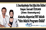 İsmail Özkan ve Mine Geçili’ye 'Altın Mikrofon' ödülü!