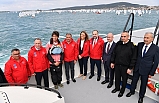 Türkiye Yelken Federasyonu yelken ligi 2. ayak optimist yarışları startı verildi