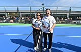 Başkan Yılmaz, Avşar kızı ile tenis maçı yaptı
