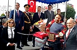 Edremit'te 29 Ekim Cumhuriyet Coşkusu Fransa'dan gelen bisikletçi ile renklendi