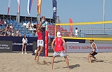 Plaj Voleybolu Avrupa Kupası maçları Burhaniye'de başladı