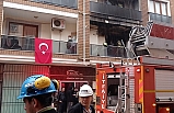 Edremit'te elektrik kontağından çıkan yangın korkuttu