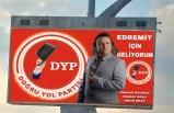 DYP Edremit'te sanatçı Onur Akay'ı belediye başkan adayı olarak açıkladı