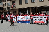 DİSK İşçi Hakları ve Toplumsal Adalet için ses veriyor