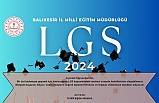 İl Milli Eğitim Müdürü Ali Tatlı LGS Sınavı ile ilgili mesaj yayınladı