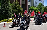 Motor severler, Balıkesir Üniversitesinde bayrak sürüşünde ve söyleşide bulundu