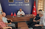 AK Parti İlçe Başkanı Göksel Karlahan'a ziyaretçi akını