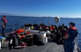 Ayvalık’ta 33’ü çocuk 44 düzensiz göçmen yakalandı