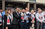 AK Parti İl Başkanlığı tarafından İsrail’in Gazze'ye Yönelik Saldırıları Protesto Edildi