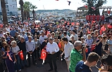 Ayvalık balyozlu saldırıya karşı ilçe tek yürek oldu