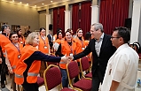38 saatlik temel ilk yardım kursunu başarıyla tamamladılar