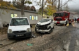 Dursunbey’de asit yüklü TIR park halindeki otomobile çarptı: 1 ölü