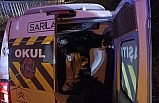 Balıkesir Altıeylül'de öğrenci servis aracı kaza yaptı