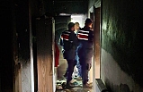 Balıkesir Altıeylül'de yangında evde mahsur kalan 2 çocuğu itfaiye ekipleri kurtardı