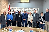 Başkan Mirza, Kent Konseyi Başkanı Dr. Murat Ergözü'nü ziyaret etti