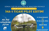 Edremit Sivil Havacılık Yüksekokulu, drone pilotluğu eğitimi düzenliyor
