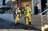 Edremit'te markette çıkan yangına anında müdahale faciayı önledi