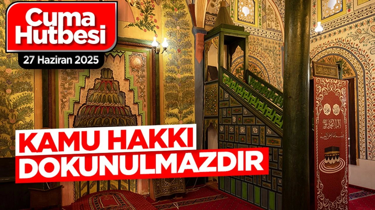 "Kamu hakkı dokunulmazdır"