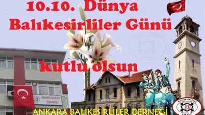 Ankara’da 10.10 Coşkusu: Balıkesirliler Günü Sergisi Açılıyor